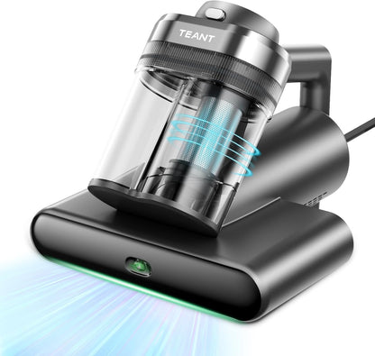 Mattress Vacuum Cleaner with 16kPa Suction & 33,000 RPM Tapping, 149°F Hot Air for Beds and Pets