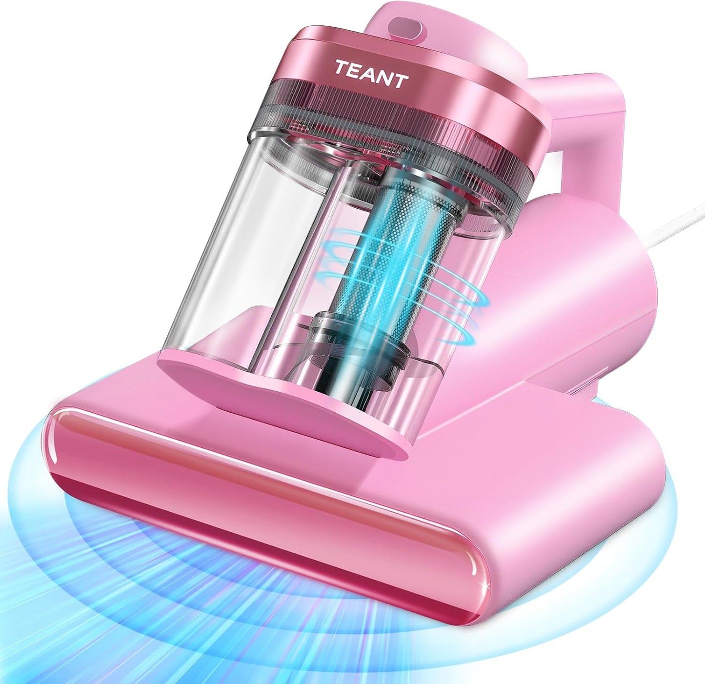 Mattress Vacuum Cleaner with 16kPa Suction & 33,000 RPM Tapping, 149°F Hot Air for Beds and Pets